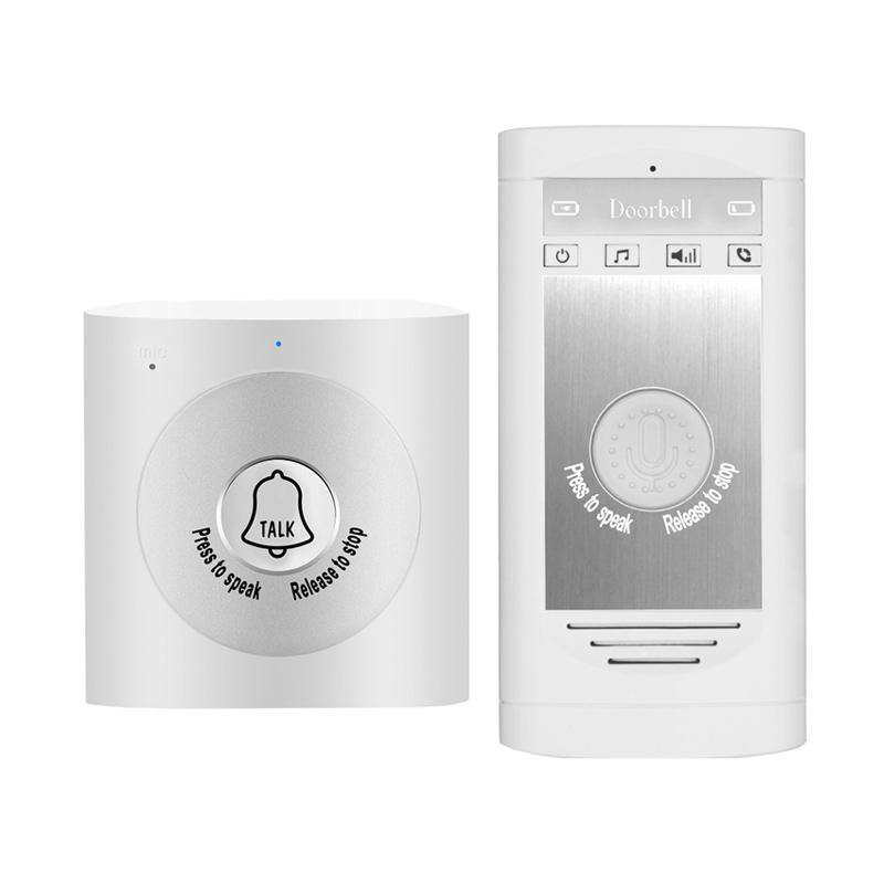 Jual Lans Wireless Voice Intercom Doorbells Two Way Talk Home Doorbell Intercom Kit Led Indoor Outdoor Interphone System Online September 2020 Blibli Com