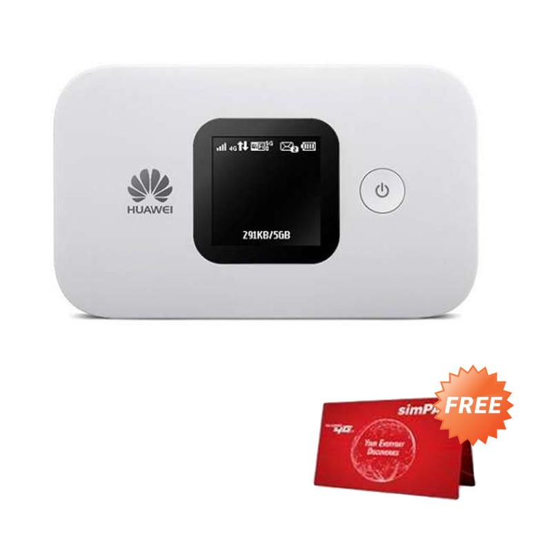 Jual Huawei E5577 Mifi 4g Lte Telkomsel 14gb 60hari Versi Bypass White Online Oktober 2020 Blibli Com