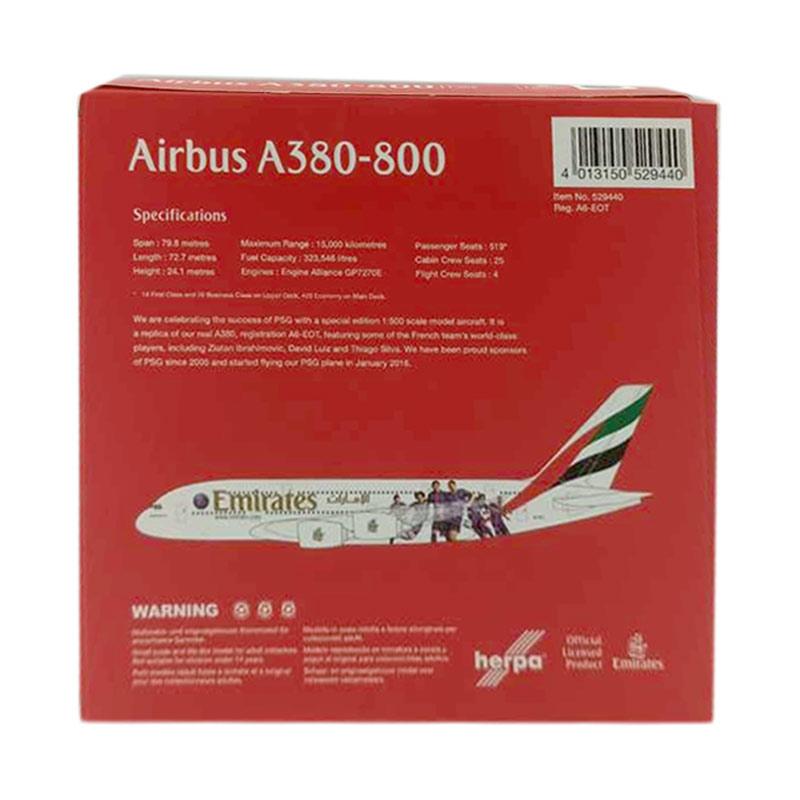 Herpa Emirates Airbus A380 Paris St Germain Diecast 1 500 Terbaru Agustus 2021 Harga Murah Kualitas Terjamin Blibli