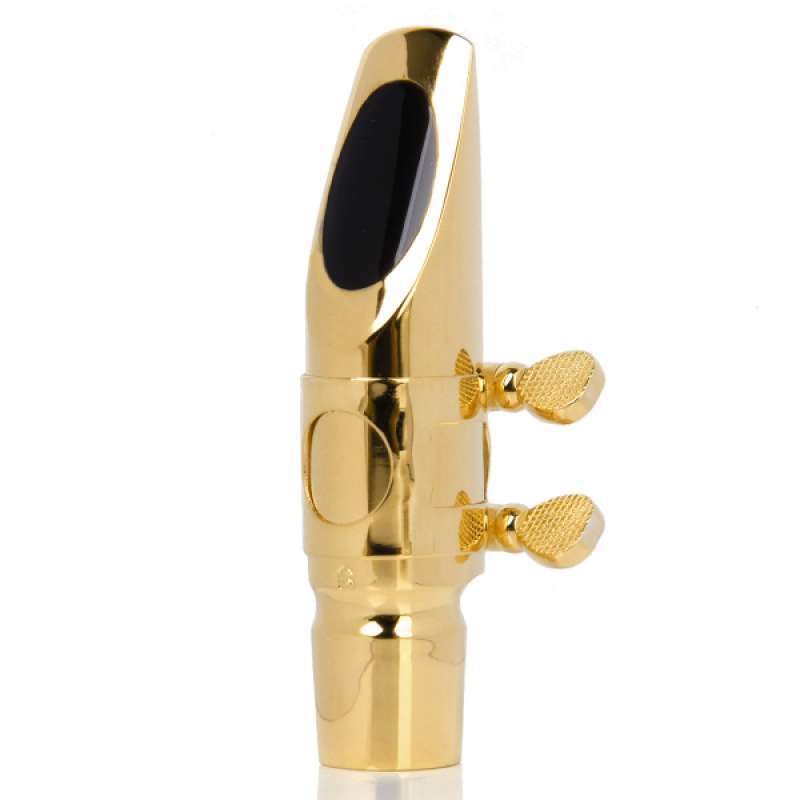 Gold-Plated Alto Saxophone Metal Mouthpiece Cap Ligature #7 7C 