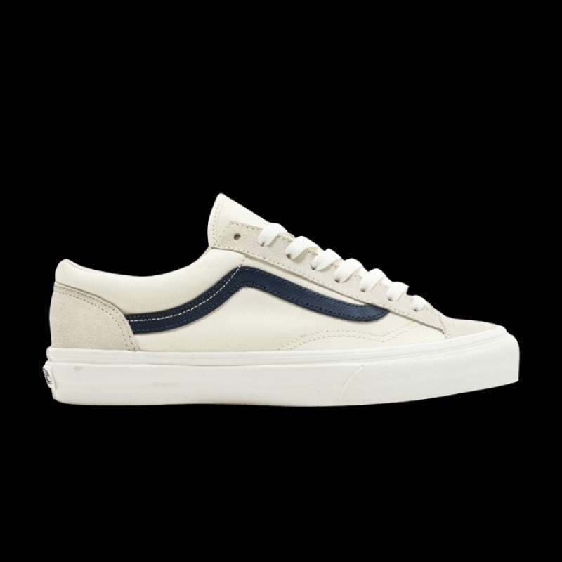 Vans style 36 marshmallow clearance dress blue