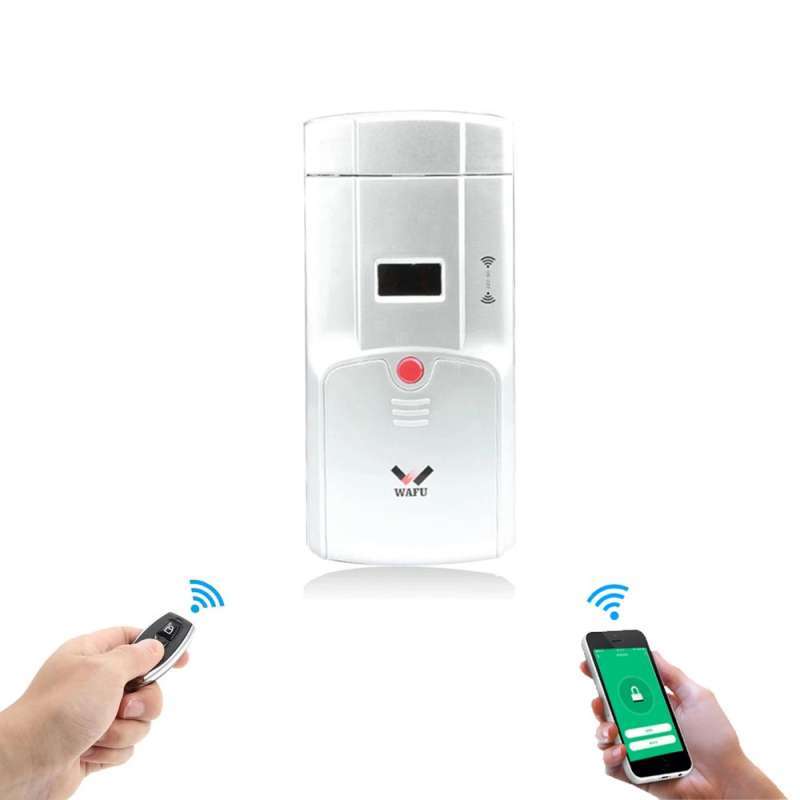 lans wafu wf 011w long distance wifi remote control lock tuya app door lock with dual system for wooden door glass door metal door