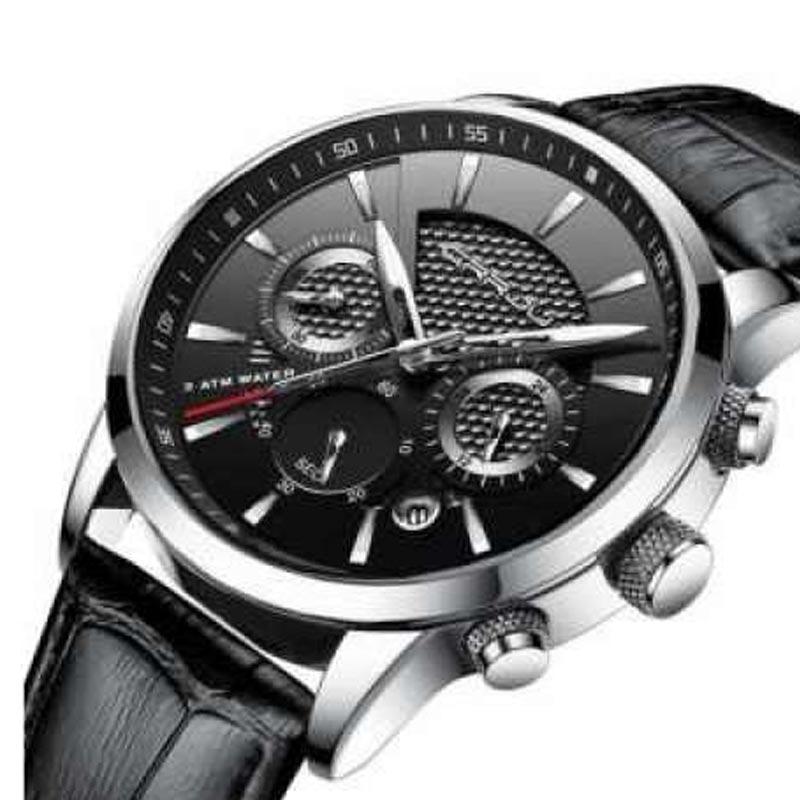 Jual Crrju Strap Kulit Jam Tangan Analog Chrono Pria 2212 Online November 2020 Blibli Com