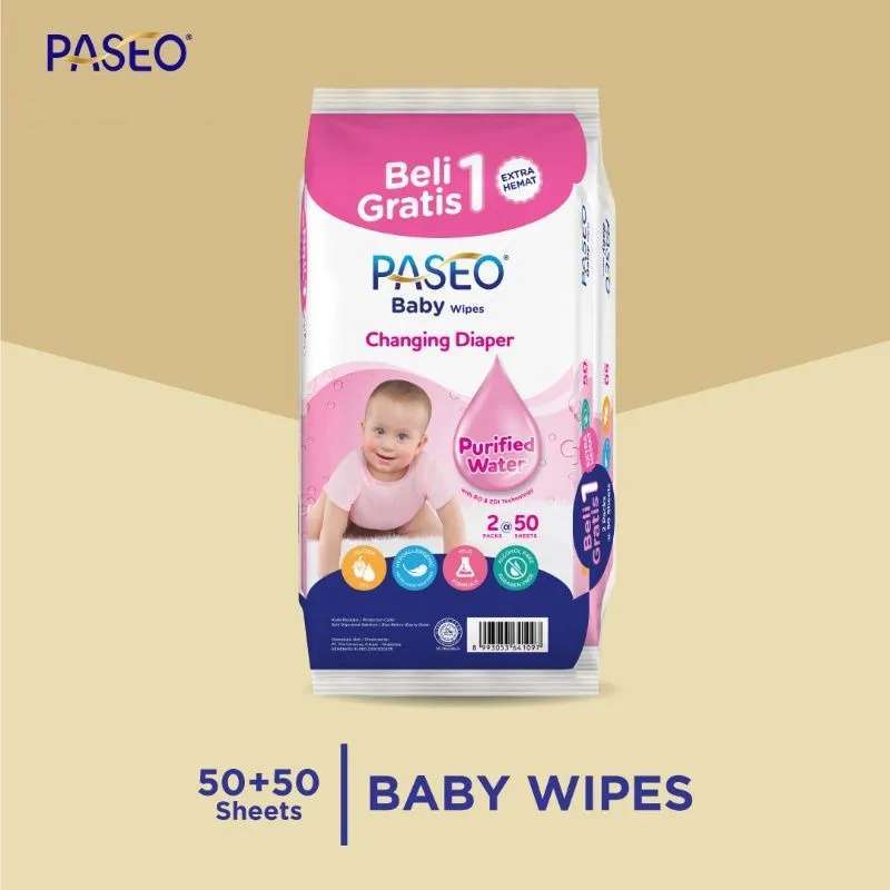 PASEO BABY WIPES CHANGING DIAPER BUY GET