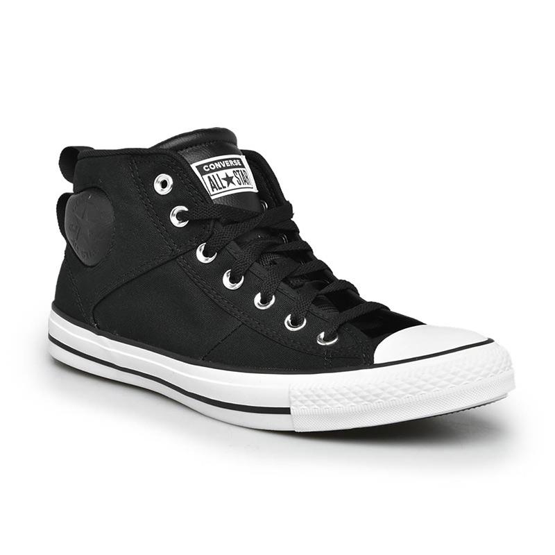 converse all star white black