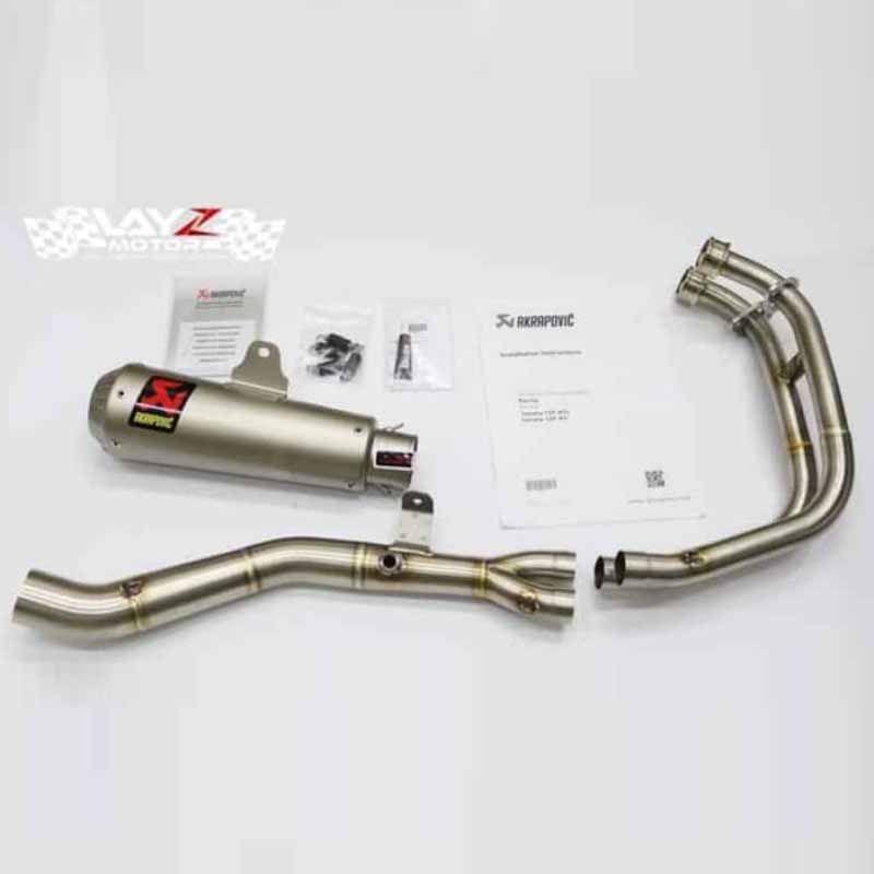 Jual Akrapovic Racing Line Full System Knalpot Motor For Yamaha