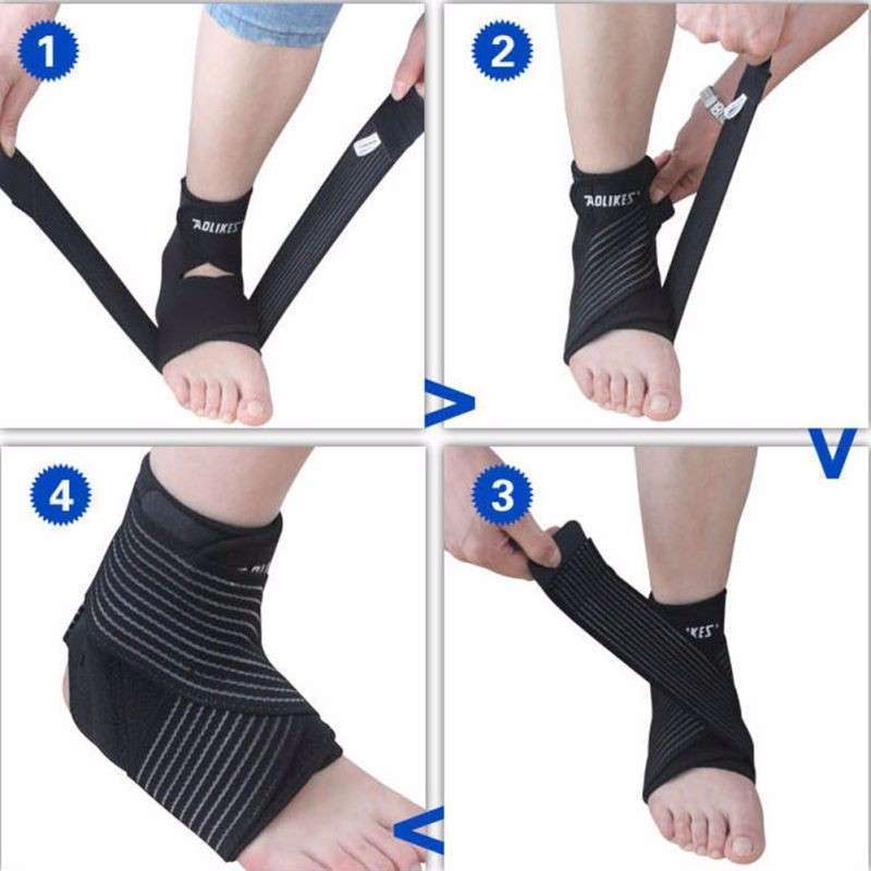 Jual Aolikes Pelindung Lutut Knee Support Pad Brace Fitness Gym Black 7718 1 Pair Size M Online Oktober 2020 Blibli Com