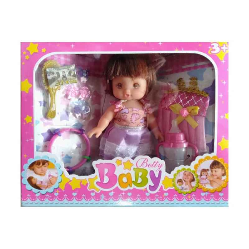 Jual Elenesia Toys Baby Betty Mainan Boneka Ungu Online September 2020 Blibli Com