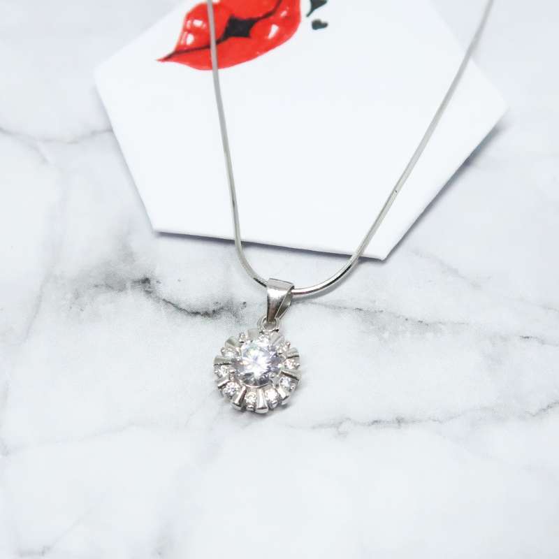 Jual Beauty Culture Bckl255 Perhiasan Kalung Liontin Bunga Astari Perak Silver 925 Lapis Emas Putih Original Terbaru Juli 2021 