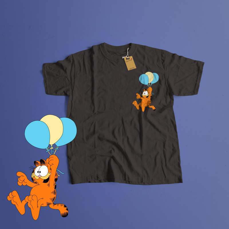 Jual Gults K 26 Garfield 90 S Kartun Kucing Baloon T Shirt Pria Online Oktober 2020 Blibli Com
