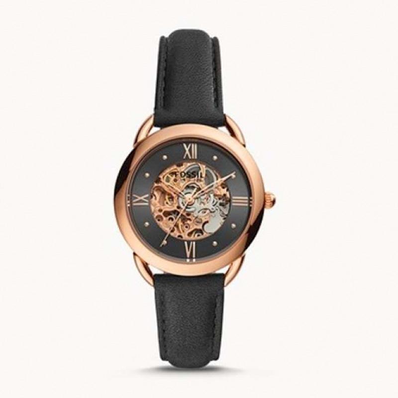 Jual Fossil Tailor Mechanical Black 