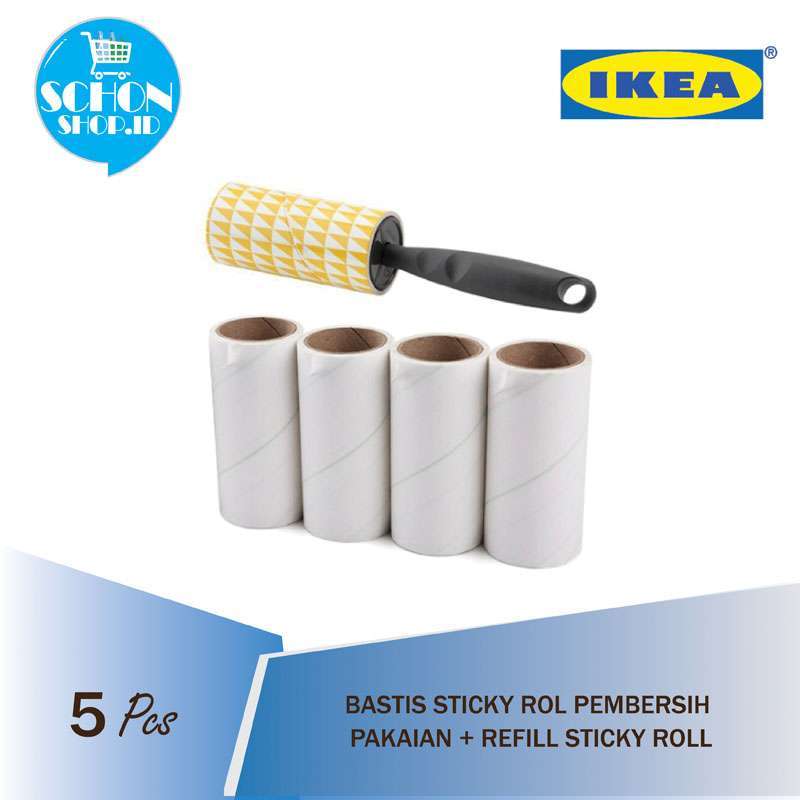Jual Paket Ikea Bastis 1 Pcs Pembersih Pakaian 4 Pcs Refill Sticky Roll Online September 2020 Blibli Com