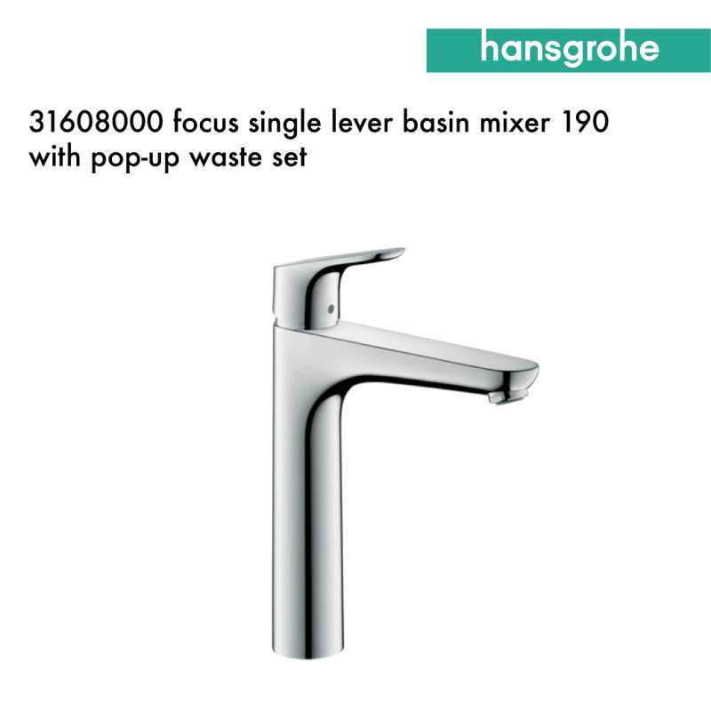 Jual Hansgrohe Focus Single Lever Basin Mixer 190 31608000 Online Oktober 2020 Blibli Com