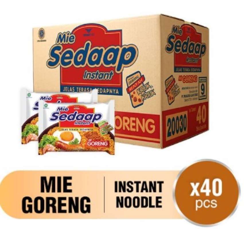 Jual Bdg Sedaap Sedap Mie Goreng 90 G 40 Pcs Karton Murah Mei 2021 Blibli