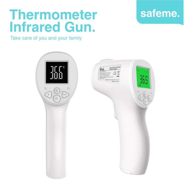 Jual E L T18 Thermometer Infrared Gun Non Contact Termometer Tembak Digital Suhu Badan Murah Mei 2021 Blibli