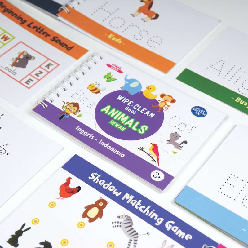 Jual Zivana Kids Wipe And Clean Activity Book Buku Edukasi Anak Belajar Menulis Membaca Mengenal Nama Hewan Mainan Edukasi Anak Balita Paud Tk Online Oktober 2020 Blibli Com