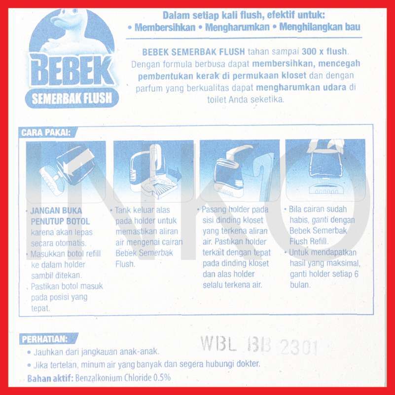 Jual Bebek Semerbak Flush Pine Regular Pembersih Kamar Mandi 50 Ml Online September 2020 Blibli Com