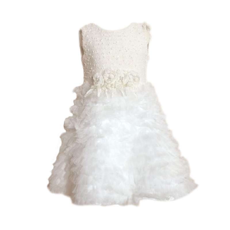 Jual Gaun Pesta Dress Anak Perempuan Putih Little Glam Belle Etoille Online Oktober 2020 Blibli Com