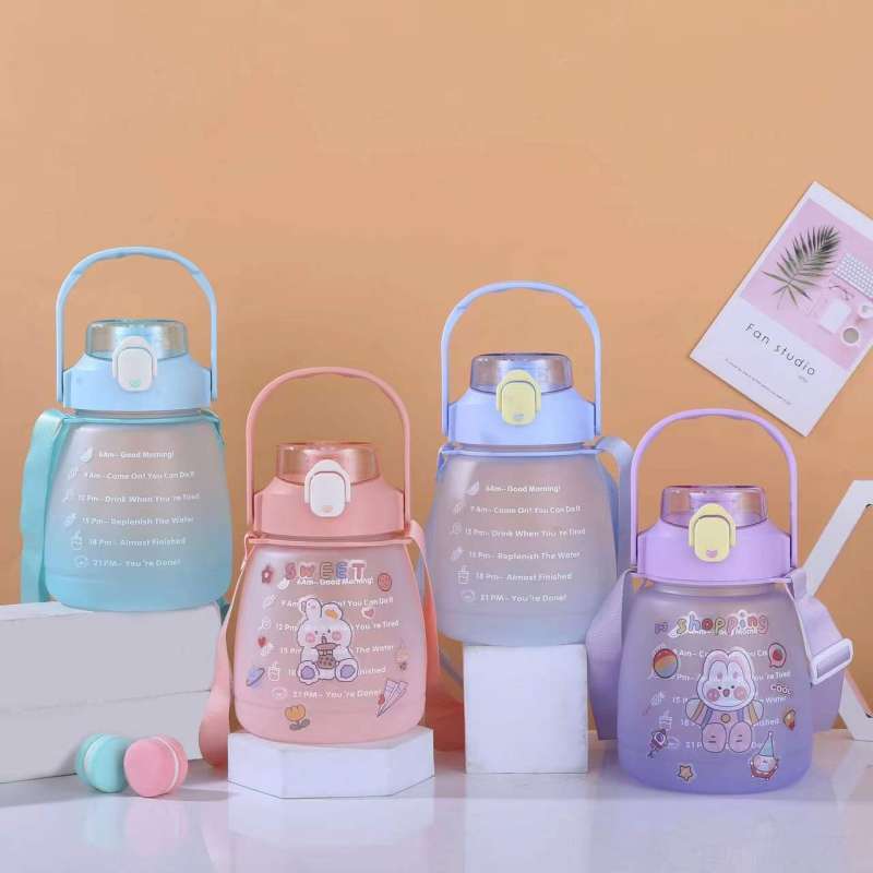 Botol Minum Promo Gemo Botol Minum Motivasi 1300ml (G-764) Botol