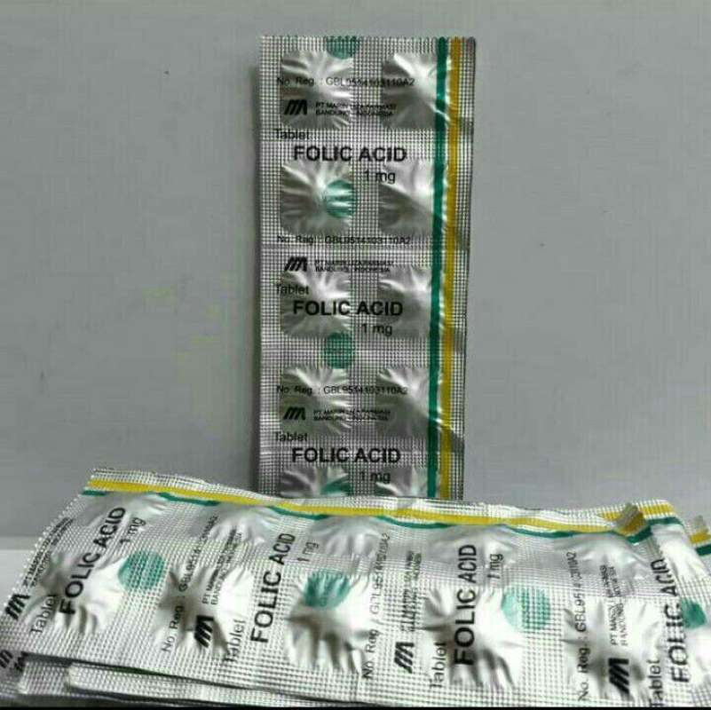 Jual Marin Liza Farmasi Folic Acid 1mg Strip Isi 10 Tablet Obat Resep Dokter Online Desember 2020 Blibli