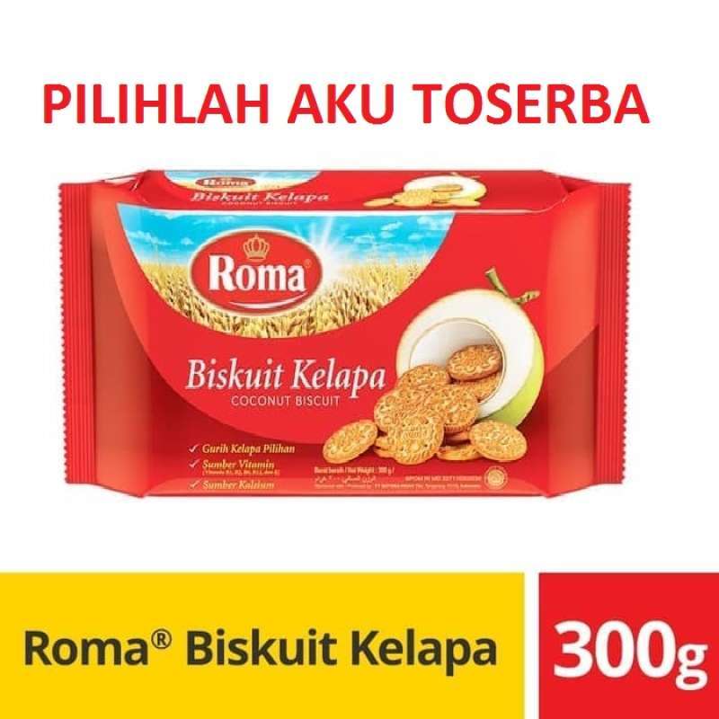 Jual Biskuit Roma Kelapa 300 Gram Harga Satuan Online Februari 2021 Blibli