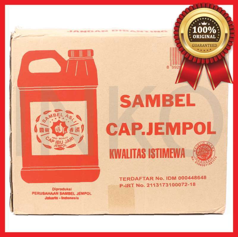 Jual Jempol Sambal Asli Cap Ibu Jari Jerigen 5kg Online Agustus 2020 Blibli Com