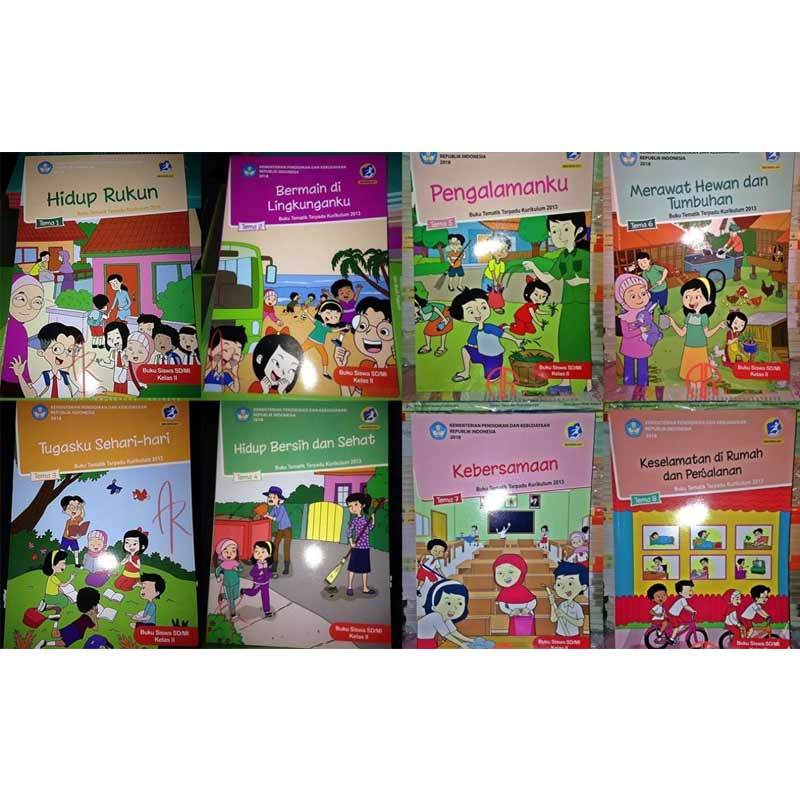 Jual Paket 8 Buku Tematik Kelas 2 Sd Tema 1 2 3 4 5 6 7 8 Kurikulum 2013 Online Desember 2020 Blibli