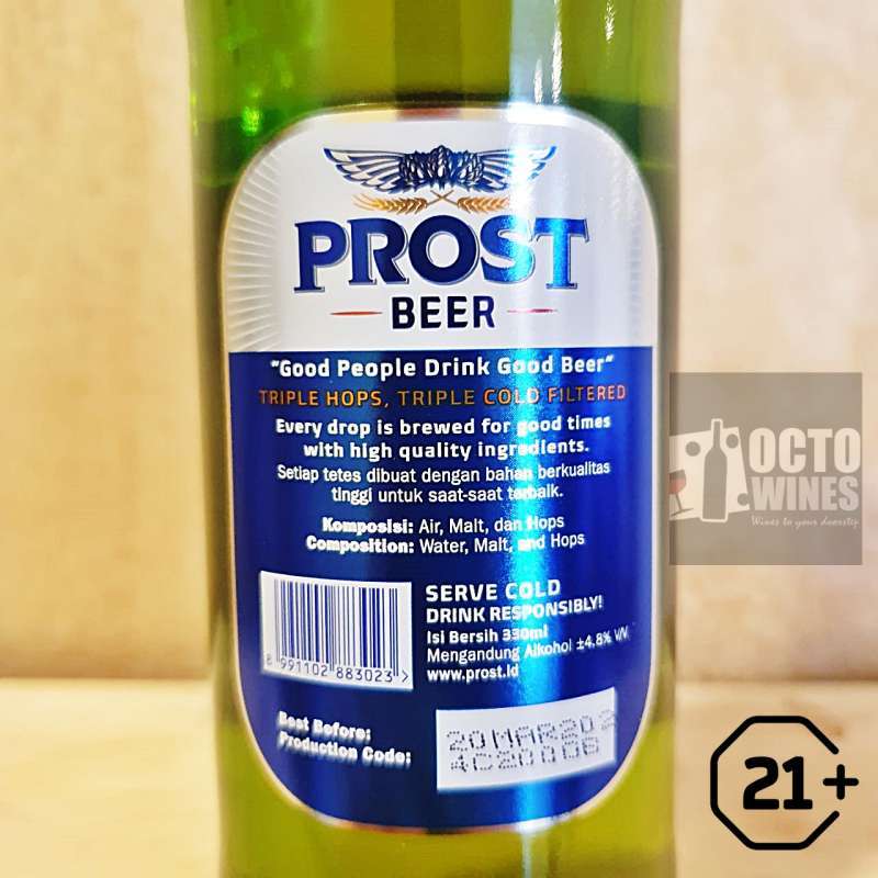 Jual Original Asli Ori Prost Beer Bir Pint Bottle Botol 330ml Murah Promo Online November 2020 Blibli Com
