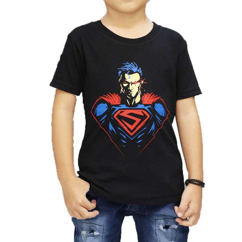 Promo Kaos Anak Karakter Superman / T 