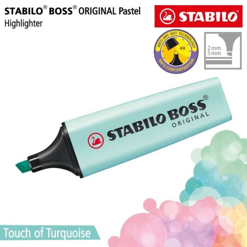 Promo STABILO Boss Pastel Touch Of Turquoise Highlighter Warna