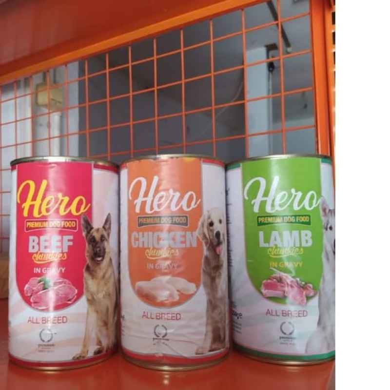 Jual Hero All Varian Dog Food 1250 Gr Wet Food 1250gr Makanan Anjing Lamb Online Januari 2021 Blibli