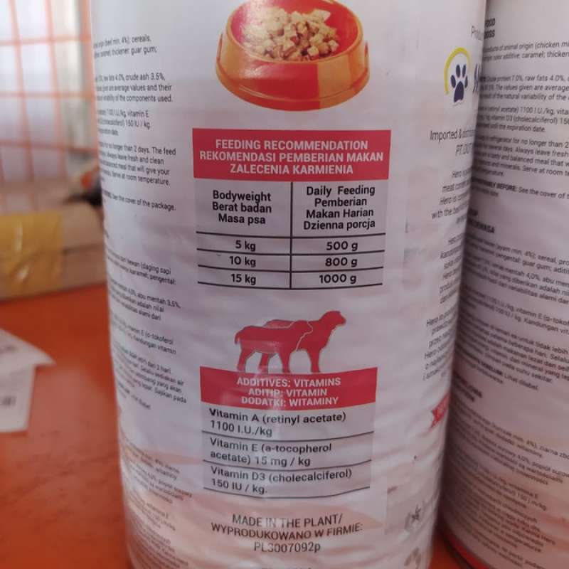Jual Hero All Varian Dog Food 1250 Gr Wet Food 1250gr Makanan Anjing Lamb Online Januari 2021 Blibli