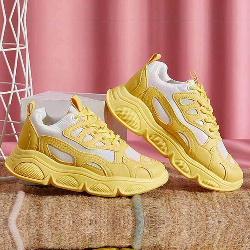 Jual 2020 Gaya Baru Sepatu Wanita Olahraga Lari Kets Sepatu Meningkat Mode Baru Sepatu Sneakers Tali Online November 2020 Blibli