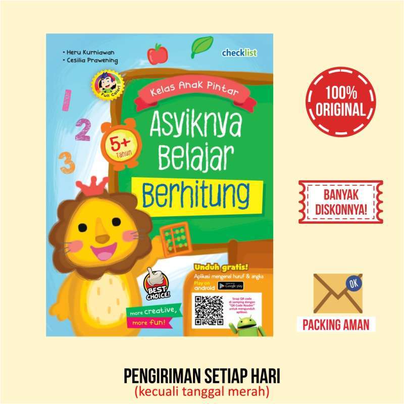 Jual Buku Aktivitas Paud Tk Asyiknya Belajar Berhitung Bergambar Full Color Online Oktober 2020 Blibli Com