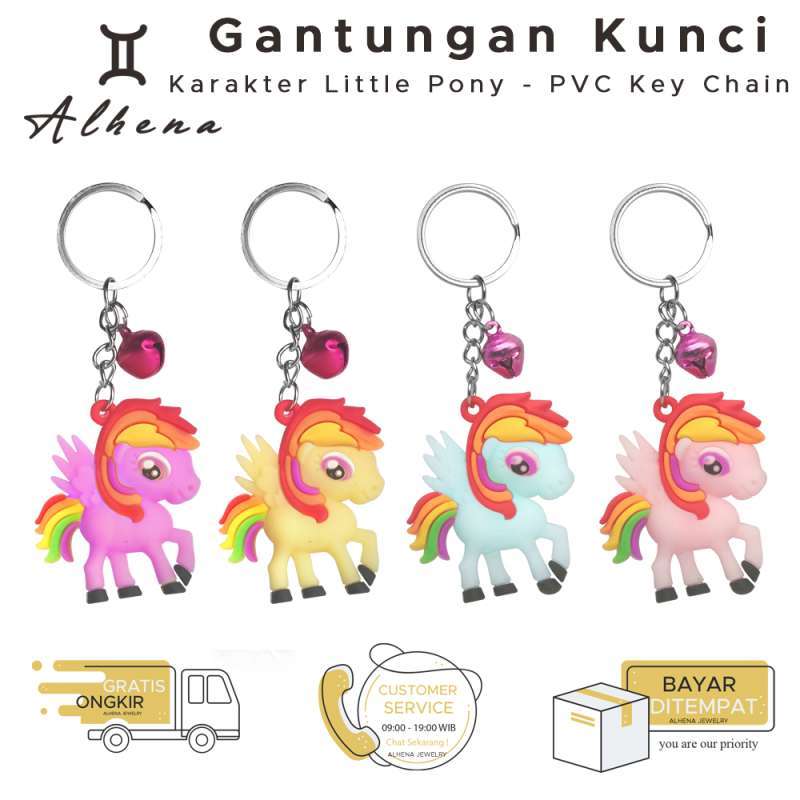 Jual Alhena Gantungan Kunci Karakter Little Pony Pvc Titanium Murah Kartun Lucu Motor Mobil Unik Bt21 Terbaru 2020 Online Oktober 2020 Blibli Com
