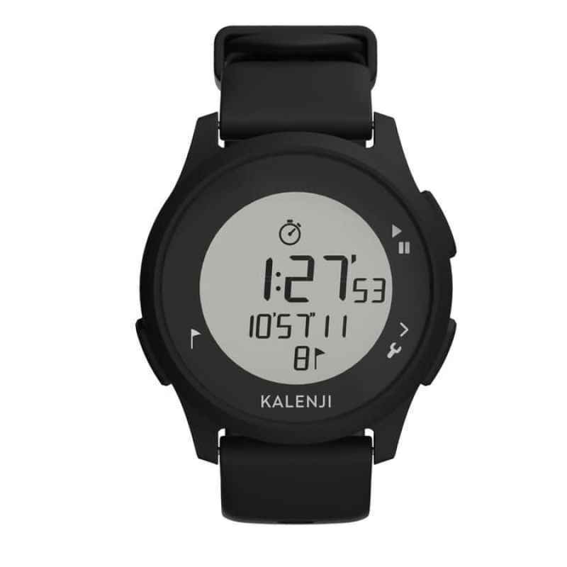 Jual Kalenji Jam Tangan Unisex Atw 100 Hitam Decathlon 8539879 Online Desember 2020 Blibli