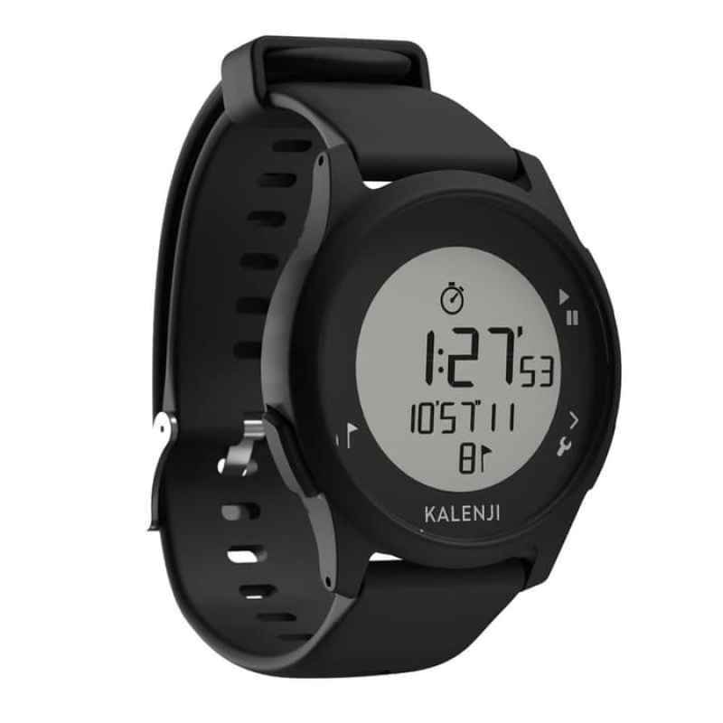 Jual Kalenji Jam Tangan Unisex Atw 100 Hitam Decathlon 8539879 Online Desember 2020 Blibli