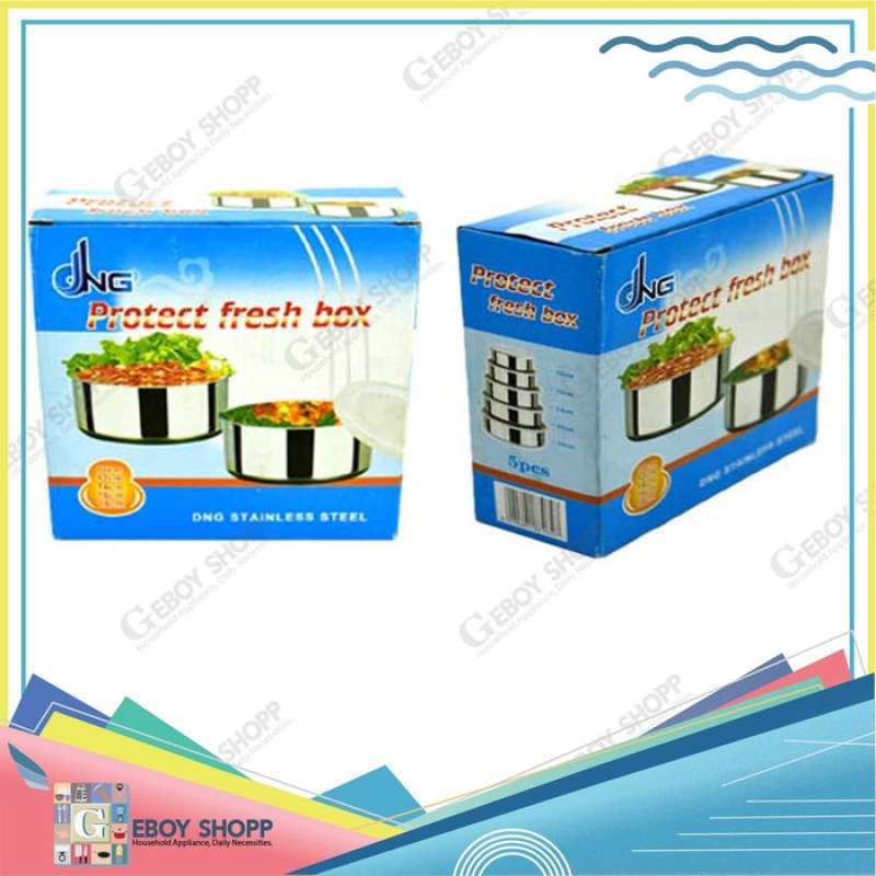 Jual Fresh Box Susun 5 Stainless Steel Rantang Stainless Steel Online November 2020 Blibli Com