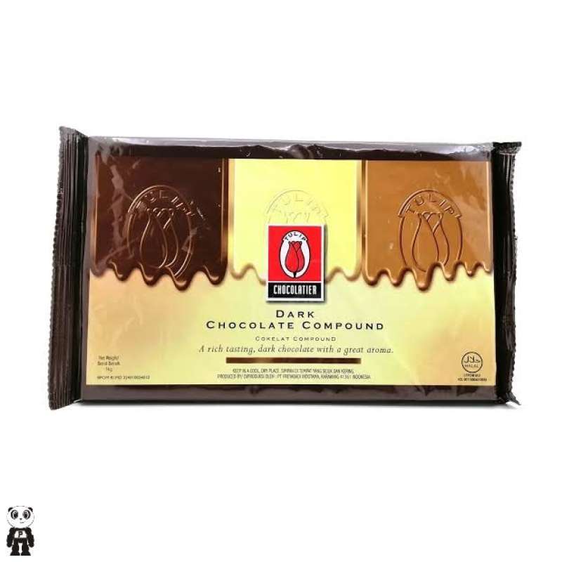 Jual Coklat Compound Tulip Dark Chocolate Compound 1kg Terbaru Juni 2021 Blibli