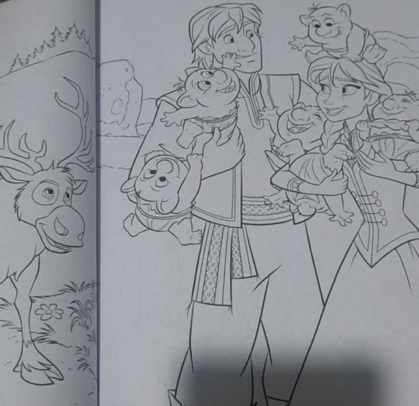 Jual BIG BAD WOLF BOOKS COLOURING BOOK : DISNEY FROZEN : Buku ...