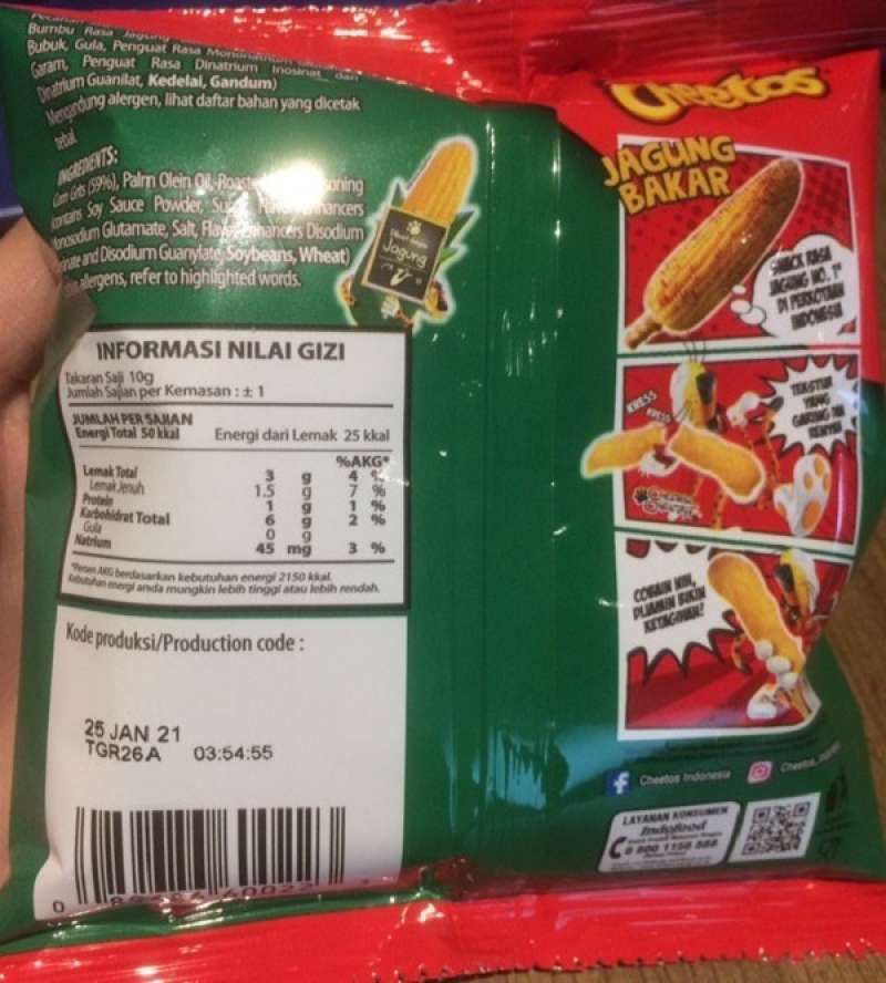 Jual Paket Hemat Cheetos Twist Jagung Bakar 15g x10 di Seller ...