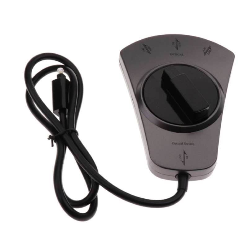 Jual 3input 1 Output Digital Optical Audio Switcher Toslink Selector Switch Wired Terbaru Juni 21 Blibli