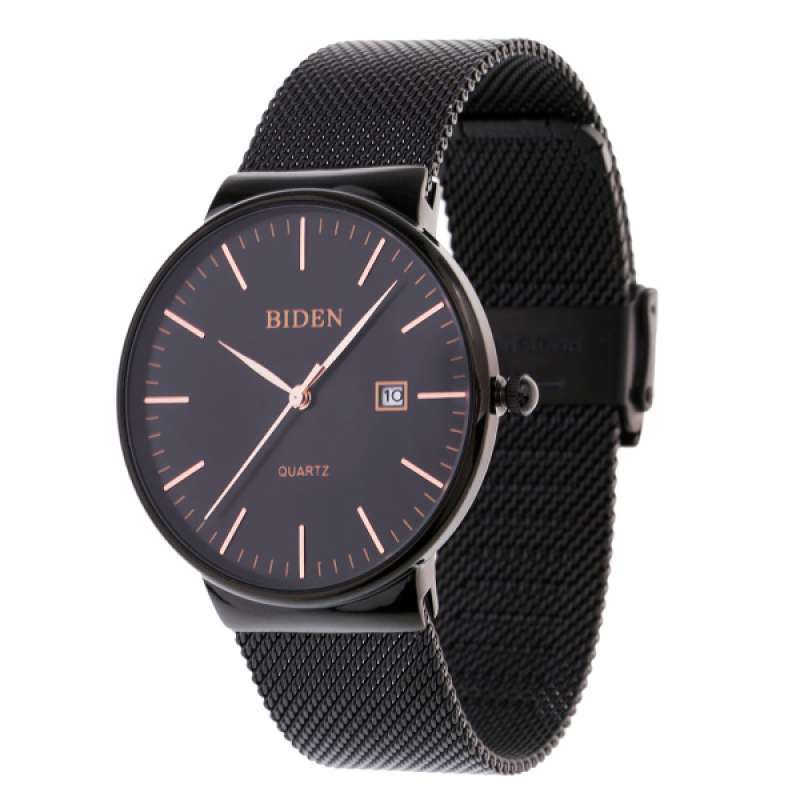 Jual Biden Watch Men Quartz Watch Mesh Strap Wrist Watch Leisure Waterproof Watch Online Oktober 2020 Blibli Com
