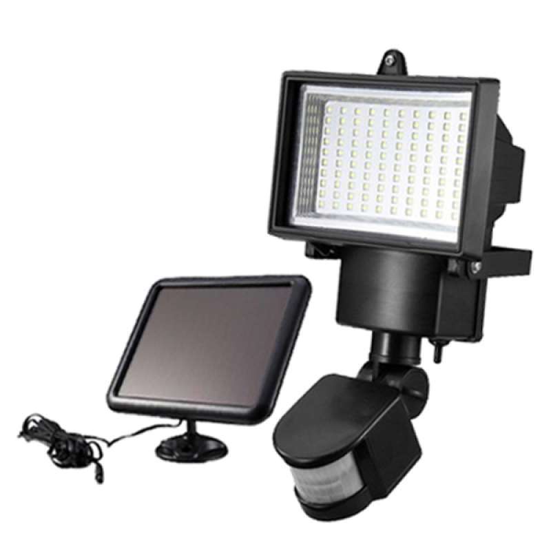 Promo Solar Powered LED PIR Motion 