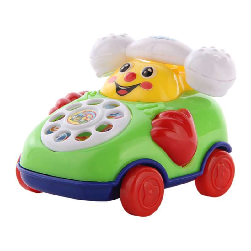 Jual Cute Baby Toys Music Cartoon Phone Car Developmental Toy Gift Random Color Online September 2020 Blibli Com