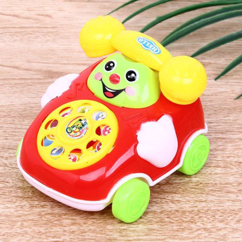 Jual Cute Baby Toys Music Cartoon Phone Car Developmental Toy Gift Random Color Online September 2020 Blibli Com