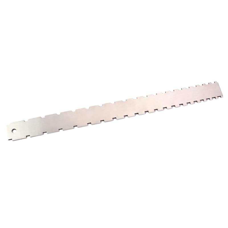 Guitar Neck Notched Straight Edge Guitar Fret Ruler Silver Dual Scale Measuring Tool for Luthiers Fretboard Frets for Music Lovers 
