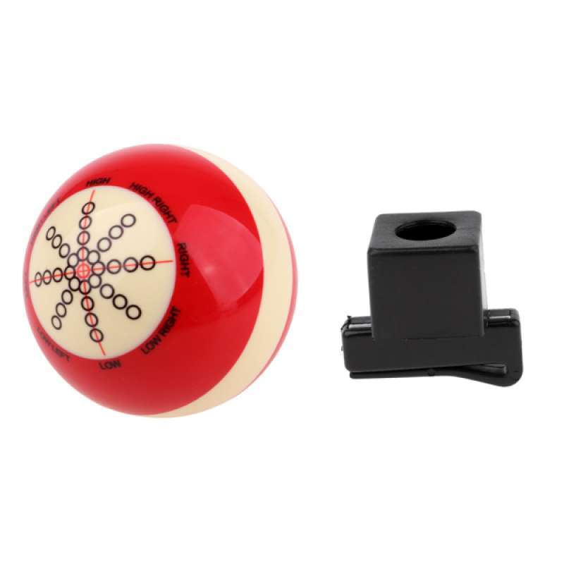 Billiard Ball Pool Cue Chalk Rubber Holder Cap Slip-In Portable Professional 