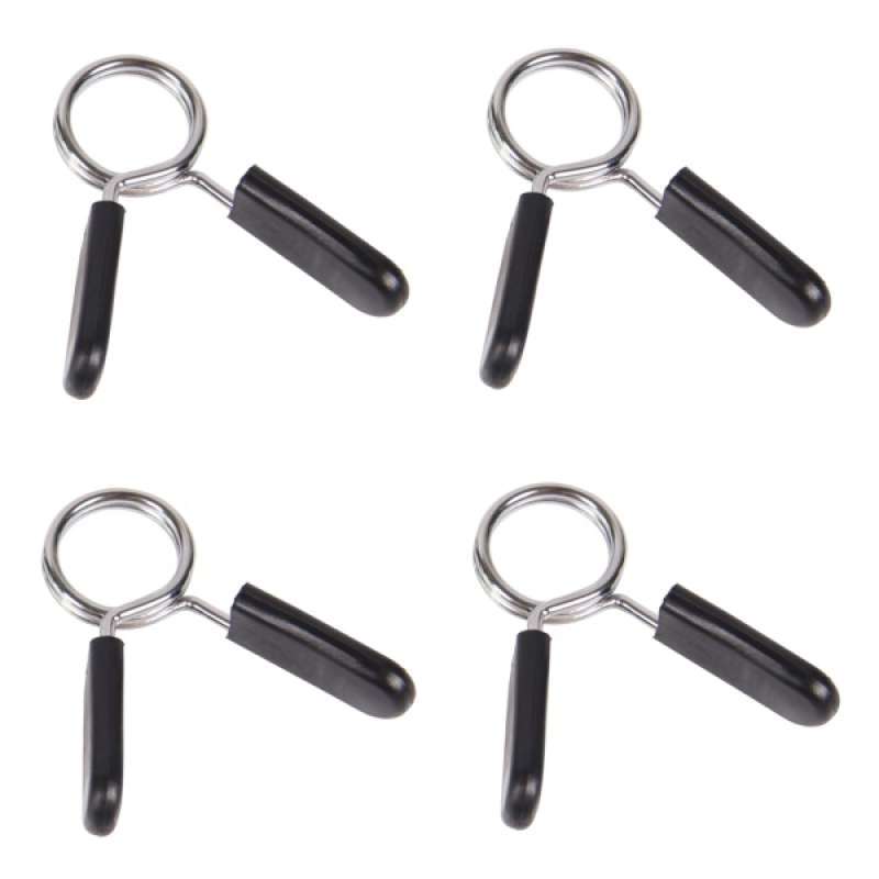 4Pcs Barbell Spring Clamp Standard Gym 1'' Clips Collar Adjuster Accessories 