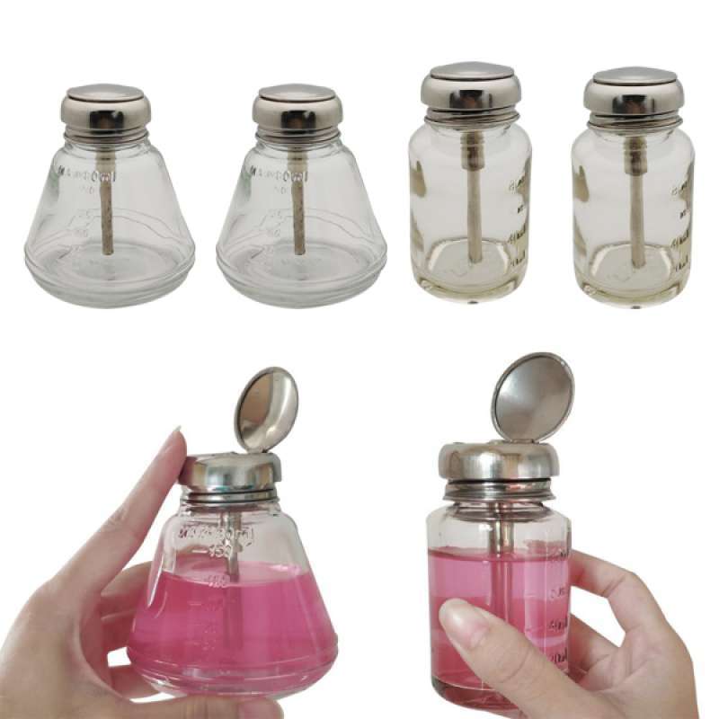 Promo OEM Empty Nail Polish Remover Pump Dispenser Push Down Press Bottles  [4 pcs] Diskon 29% di Seller Homyl - China | Blibli